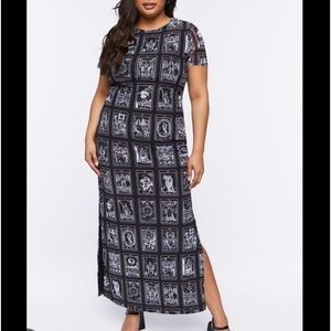 Forever 21 plus tarot card dress
